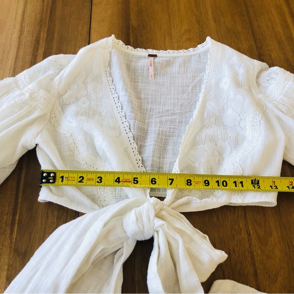 Free People Boho Wrap Top - Picture 4 of 6